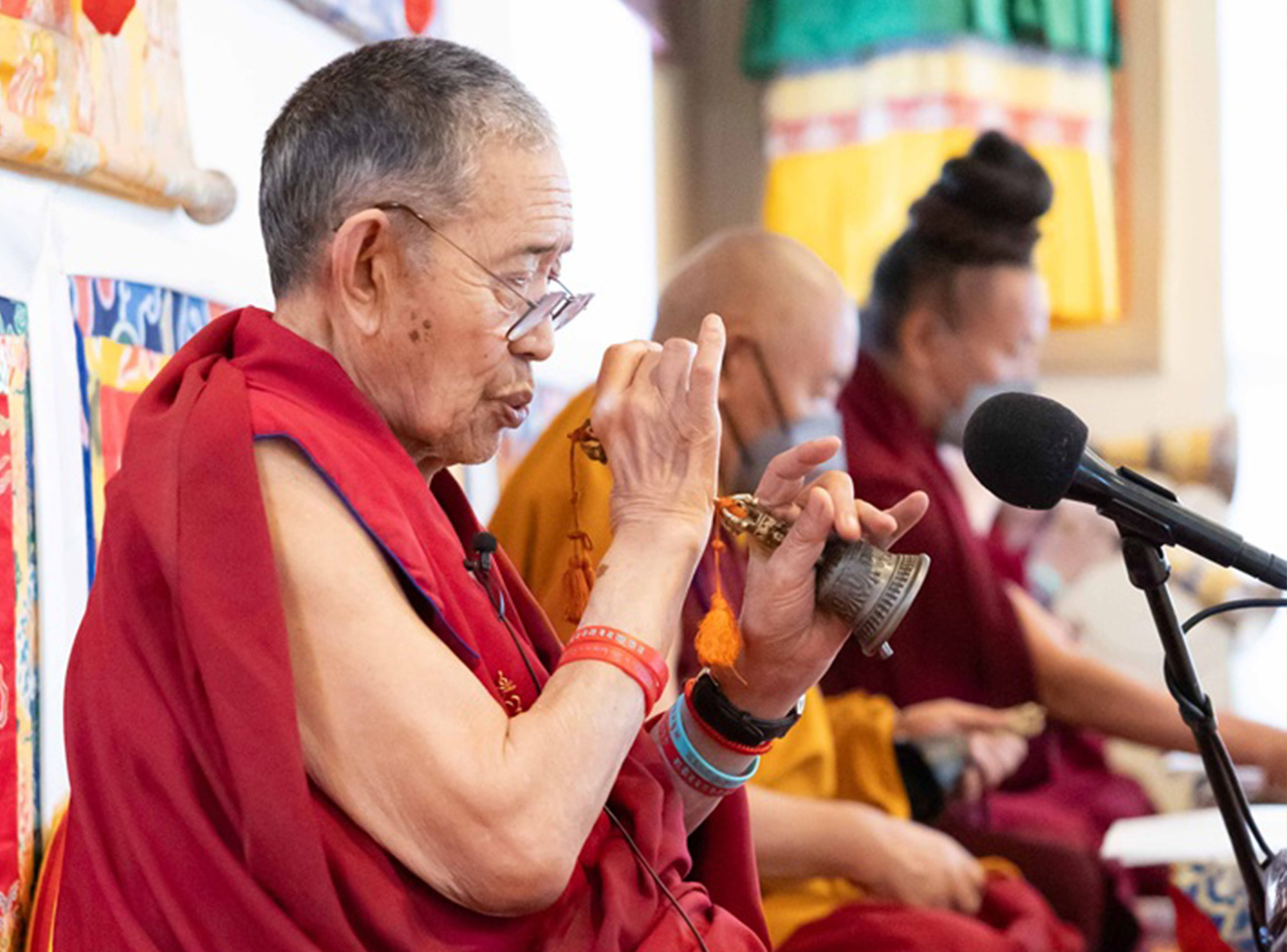 Six Mantras and Six Mudras